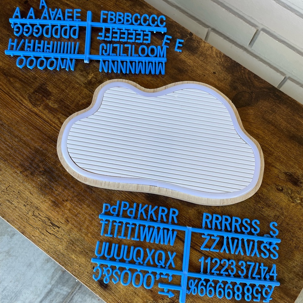 Message/Letter Board Lighted Cloud Shape from Urban Outfitters - Cute Room Decor